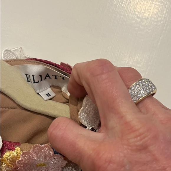 Elliatt Multicolor Floral Embroidered Dress prom wedding easter - Picture 2 of 5